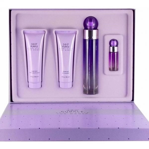 ESTUCHE 360 PURPLE by Perry Ellis Mujer 4pzs