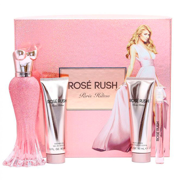 ESTUCHE ROSE RUSH by Paris Hilton Mujer 4pzs