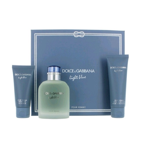 ESTUCHE LIGHT BLUE by Dolce & Gabbana Hombre 3pzs